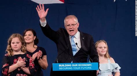 Scott Morrison Australian Pm Claims Historic Win After Labor Loses
