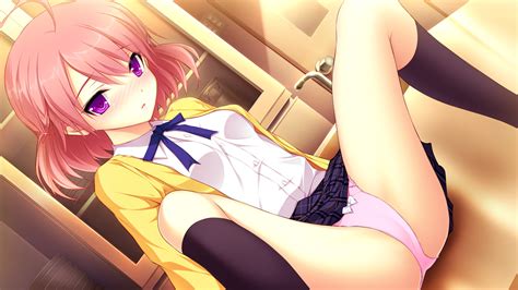 Akino Subaru Blush Bow Fujikawa Runa Game Cg Hatsukoi 1 1