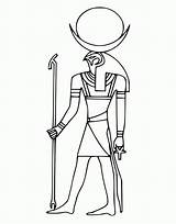 Egyptian Coloring Pages Ancient Gods Egypt Drawing God Hieroglyphics Sarcophagus Printable Hands Mummy Clipart Mythology Getdrawings Popular Getcolorings Library Color sketch template