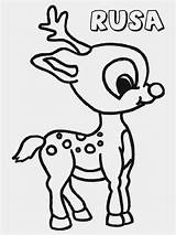Mewarnai Gambar Lucu Hewan Rusa Binatang Anak Kartun Coloring Putih Hitam Sketsa Mewarna Paud Contoh Cemerlang Diwarnai Anakcemerlang Rudolph Terlengkap sketch template