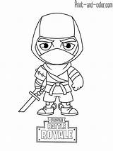 Fortnite Coloring Pages Printable Skin Color Print Ninja Skins Sheets Kids Characters Drawing Battle Cartoon Boys Lineart Royale Easy Kolorowanki sketch template