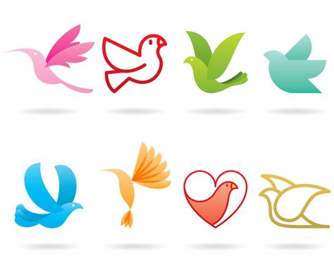 bird logos vector art graphics freevectorcom