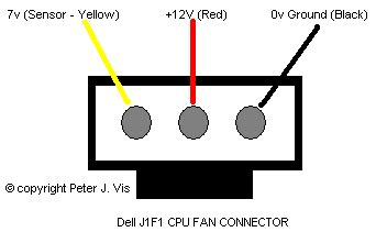 computer fan  wire diagram