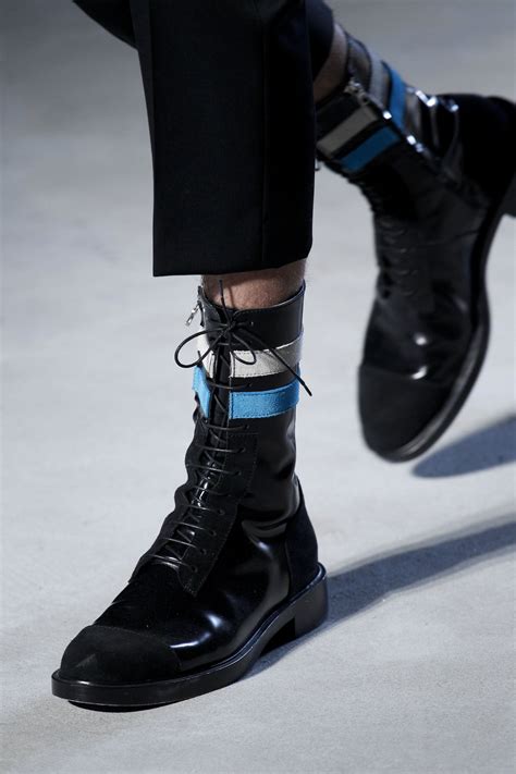 raf simons fall  menswear fashion show details fashion shoes boots men mens designer shoes