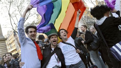 protesters against same sex marriage fill central paris