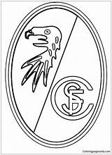 Sc Freiburg Pages Coloring Bundesliga Logos Color Online sketch template
