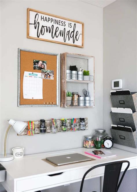 functional diy home office organization ideas   clutter