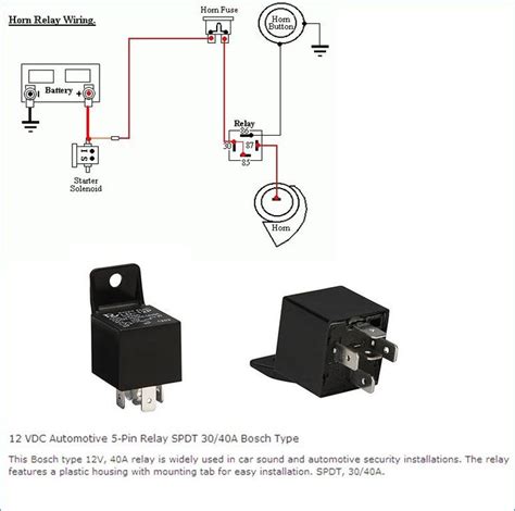 car horn wiring diagram easy wiring