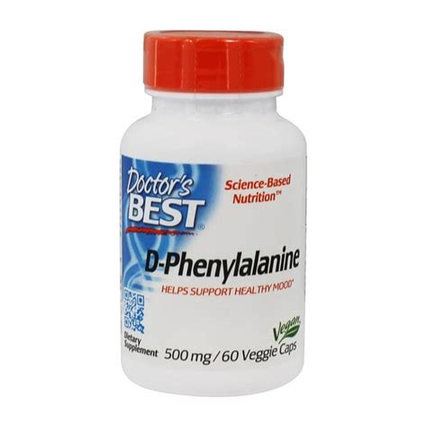 Doctors Best D Phénylalanine 500 Mg 60 Gélules Végétariennes