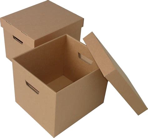 large archive storage cardboard boxes  lid amazoncouk office products