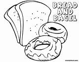 Bread Coloring Pages Colorings sketch template