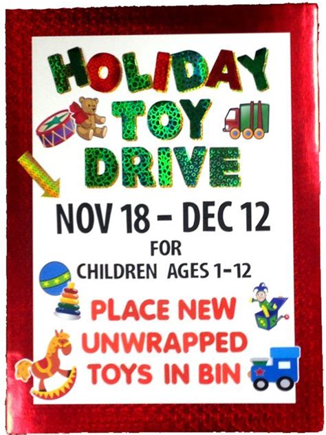 create  poster  holiday toy drive holiday toy collection poster ideas holiday toys