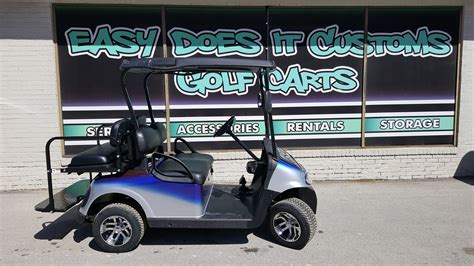 electric ezgo rxv golf cart  rear seat sold easy   customs llc