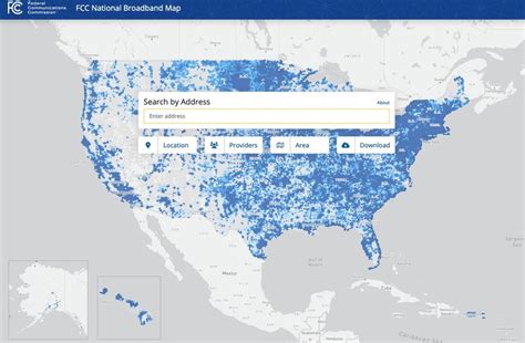 Fcc Publishes Map Showing Broadband Coverage Gaps Wsj