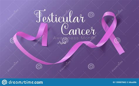Testicular Cancer Awareness Calligraphy Poster Design