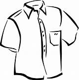 Shirt Template Kids Coloring Clip Color Clipart Shirts sketch template