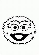 Grouch Elmo Colouring Muppet Clipground sketch template