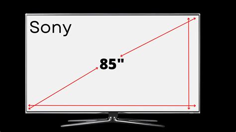 sony tv   dimensions decortweaks