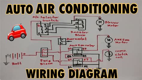 basic car aircon wiring diagram chicic