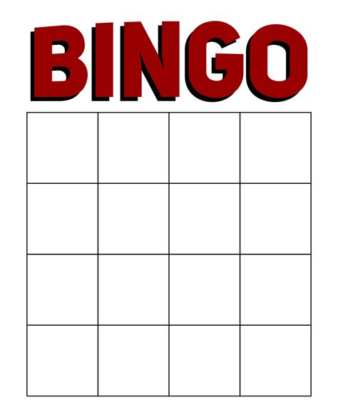 images   printable bingo template  printable blank