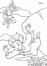 Pan Peter Coloring Pages Wendy Return Peterpan Neverland Print Captain Hook Disney Smee Coloriage Colorir Colour Paint Tinkerbell Drawings Adults sketch template
