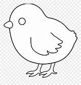Chick Lineart Clipartmag Clipartkey sketch template