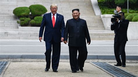 trump meets north koreas kim jong    nuclear negotiations  resume npr
