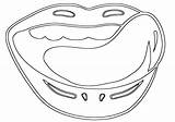 Mouth Coloring Pages sketch template