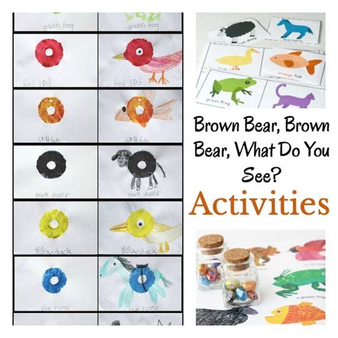 awesome brown bear brown bear activities  young children