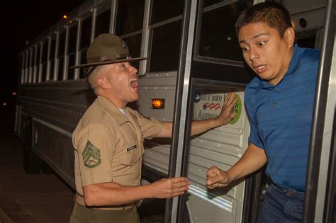 drill instructor  receiving company support battalion welcomes   recruit  india