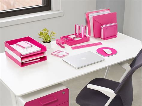 Pink Office Supplies Poppin Pink Office Supplies Craft Room Office