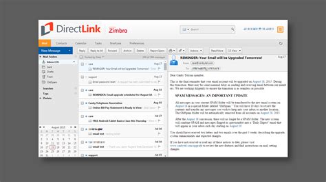 webmail directlink