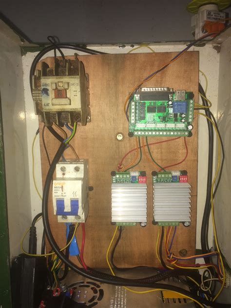 control panel wiring linuxcnc