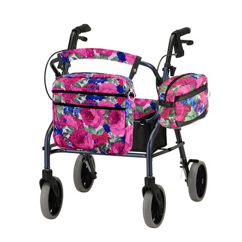 english garden designer rollator accessory kit  baby clothes walker bag wheelchair bags