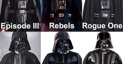 darth vaders armor  changed   years vader   ages guff