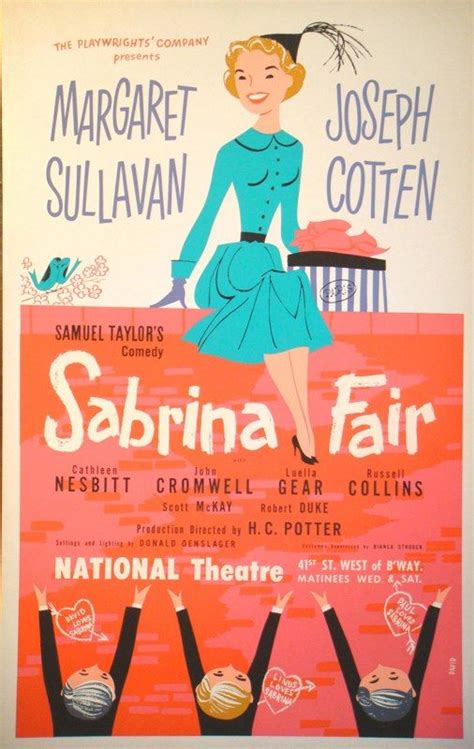 sabrina fair the original play of the classic us film sabrina movie posters vintage classic