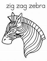 Coloring Pages Zag Zig Zebra Zigzag Awesome Getcolorings Getdrawings Choose Board sketch template