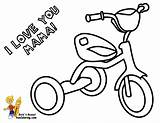 Pages Coloring Sheets Mama Tricycle Colouring Mothers Visit sketch template