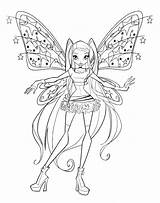 Winx Believix Shines sketch template