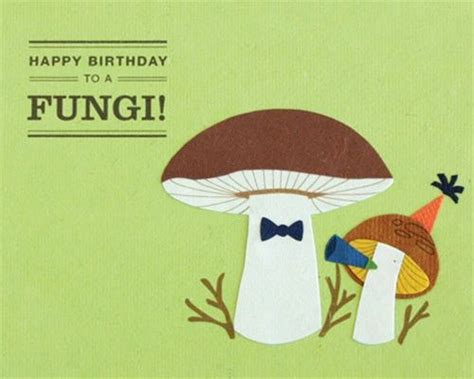 Happy Birthday To A Fungi Card Happy Birthday Friendship