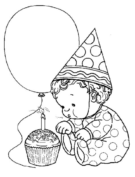 birthday coloring pages archives