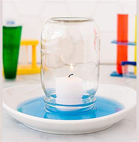 burning candle  rising water experiment   worksheet