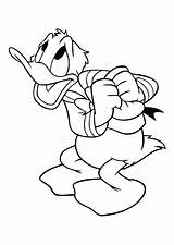 Coloring Pages Duck Donald Print sketch template