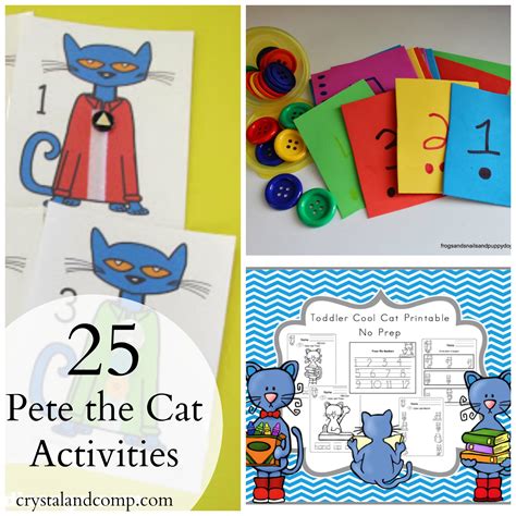 pete  cat printables  activities