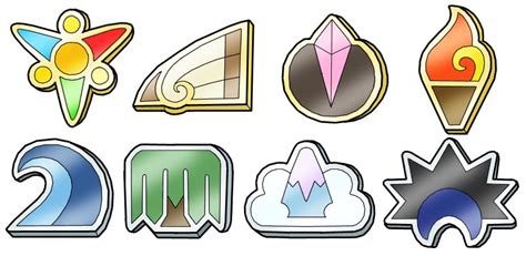 saytoh gym badges  pokemonmasta  deviantart