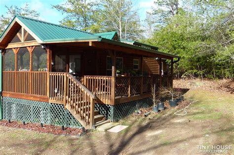 tiny house  sale stunning log cabin park model