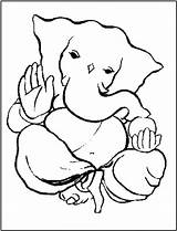 Ganesh Ganesha Bal Regarding Drawings Ganpati Shirleytwofeathers Paintingvalley Lord Dxf Eps sketch template