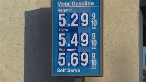 gas prices reach    california stations including  los