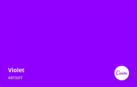 violet color chart