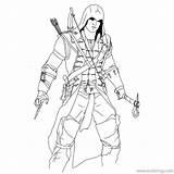 Creed Assassin Ezio Xcolorings Altair Critter sketch template